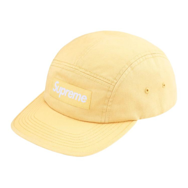 Supreme Washed Chino Twill Camp Cap