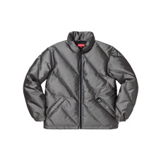 Supreme FW19 Week 11 Iridescent Puffy Jacket Black