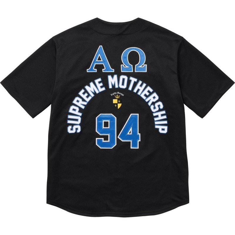 Supreme FW24 WEEK3 Alpha Omega Baseball Jersey T