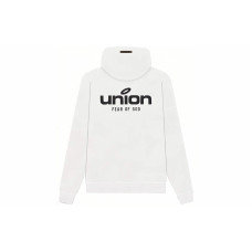 Fear of God Essentials x Union LA FW21 Vintage Hoodie White Logo