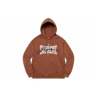 Supreme SS22 Week 5 Embroidered Chenille Hooded Sweatshirt