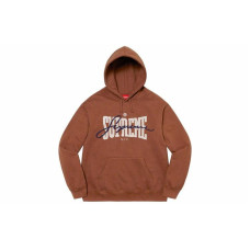 Supreme SS22 Week 5 Embroidered Chenille Hooded Sweatshirt