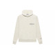 Fear of God Essentials FW21 Pullover Hoodie Light Heather Oatmeal Logo