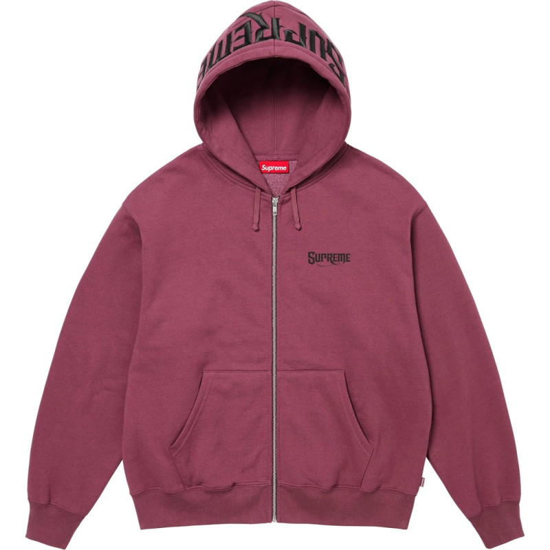 Supreme FW24 WEEK8 Mister Cartoon Zip Up Hooded Sweatshirt