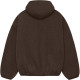 Fear of God Essentials Nylon Fleece Hoodie Heather WoodWood Heather WoodWood