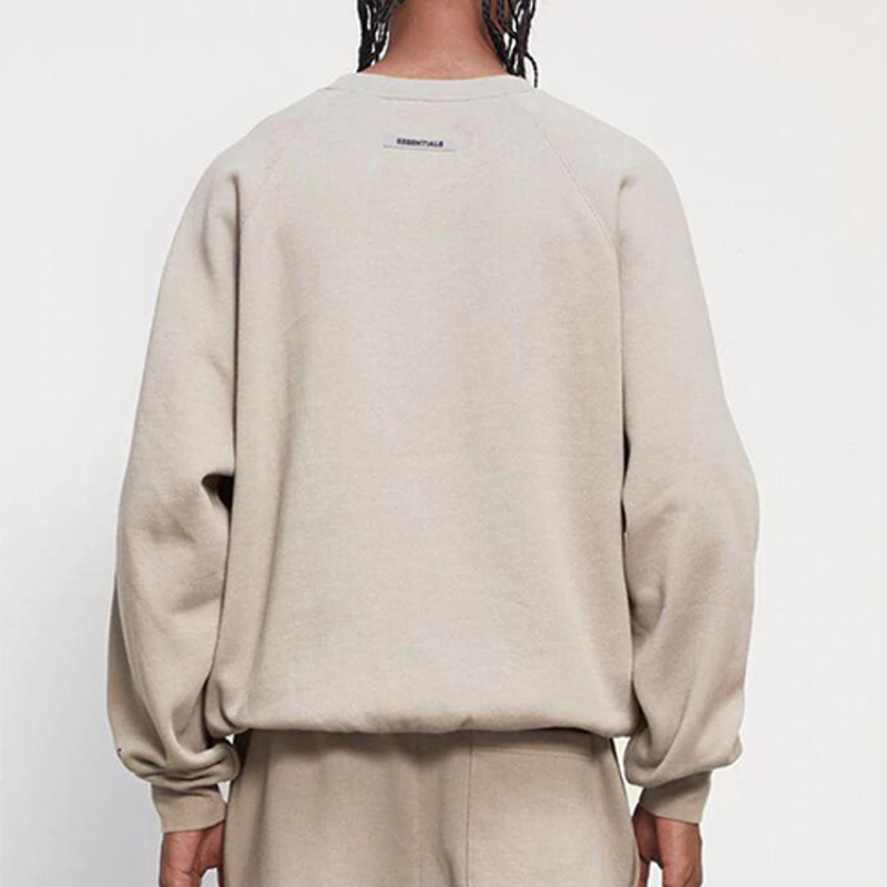 Fear of God Essentials FW20 Tan Core Crew Neck Sweatshirt