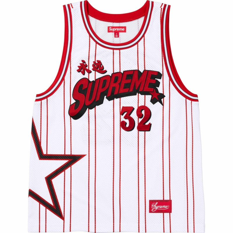 Supreme SS24 WEEK18 STAR BASKETBALL JERSEY