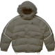 Supreme x Jordan FW24 Puffer Jacket logo