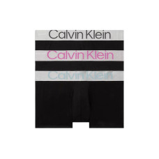 CKCalvin Klein 3 Pack Low Rise Trunks - Steel Micro Logo 3