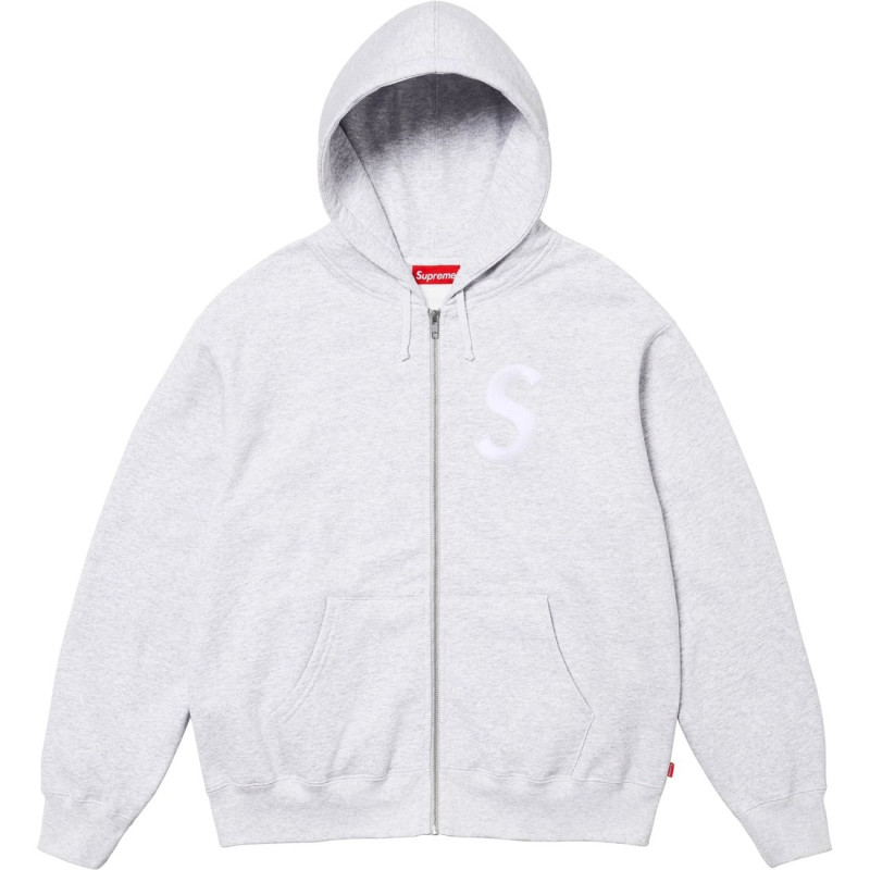 Supreme FW24 WEEK6 S Logo Zip Up Hooded Sweatshirt