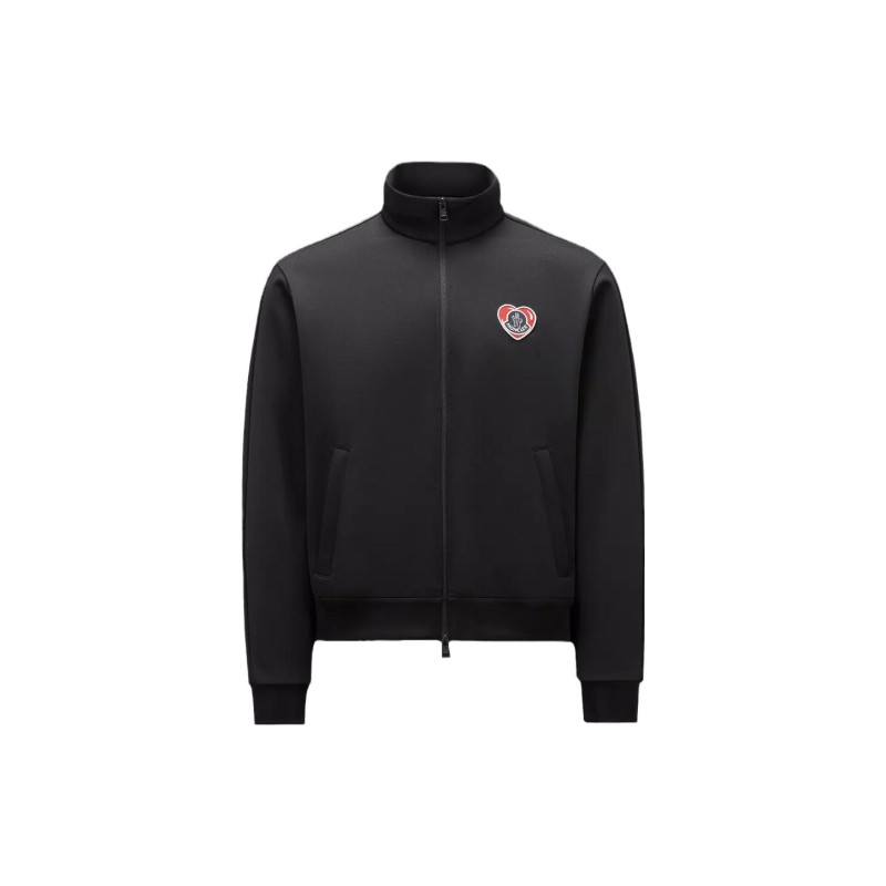 Moncler Moncoeur Motif Zip-Up Sweatshirt