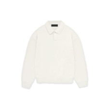 Fear of God Essentials FW23 Knit Polo Cloud Dancer