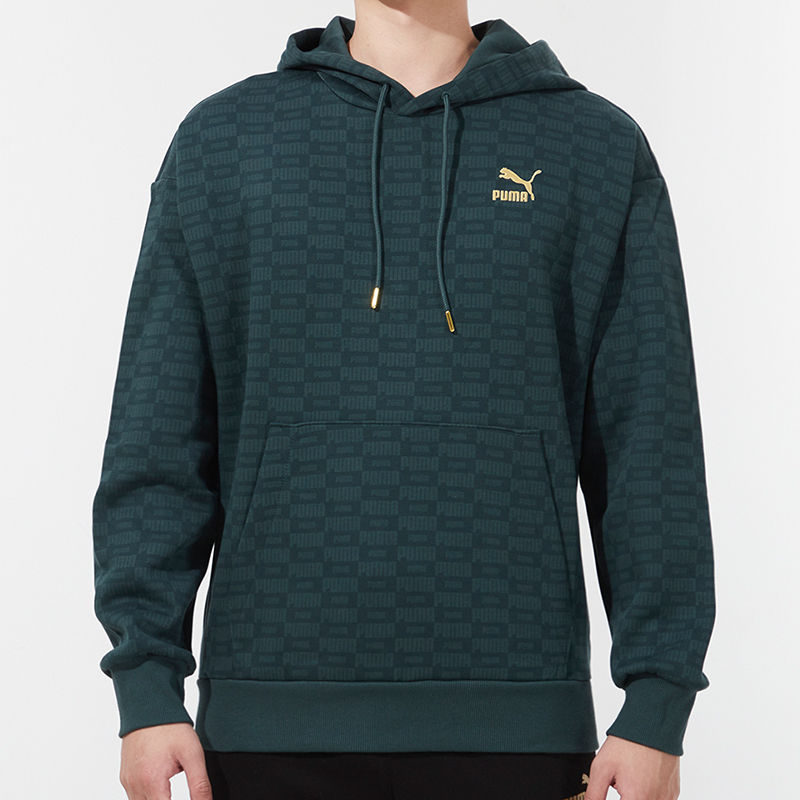 Puma Luxe Aop Hoodie Logo