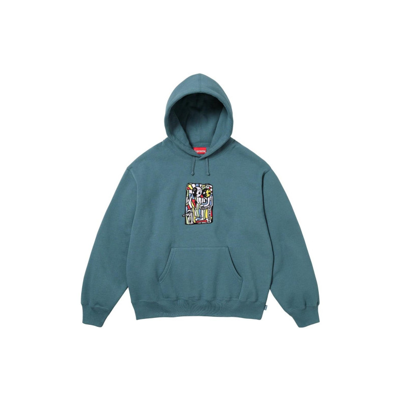 Supreme FW23 WEEK7 NEIL BLENDER MOSAIC HOODED SWEATSHIRT