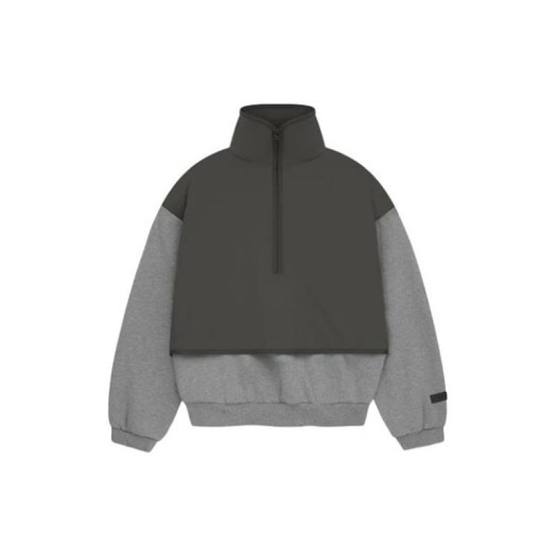 Fear of God Essentials SS24 Nylon Fleece Mockneck Sweat DHt OtmInk