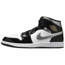 Jordan Air Jordan 1 Mid Black Patent