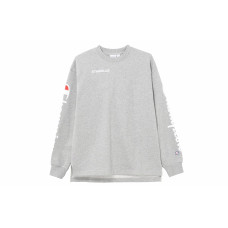 Champion x ATMOS LAB CREW NECK SWEATSHIRT logo
