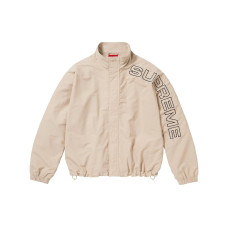 Supreme FW23 WEEK1 SPELLOUT EMBROIDERED TRACK JACKET Logo