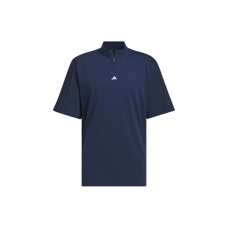 adidas Ultimate365 Twistknit Piqu Mock Polo Shirt LogoPolo