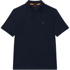 HUGO BOSS Stretch-Cotton Slim-Fit Polo Shirt With Logo Patch Polo