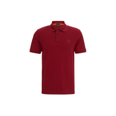 HUGO BOSS Stretch-Cotton Slim-Fit Polo Shirt With Logo Patch PoloPolo