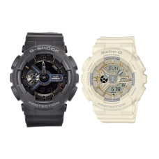 CASIO G-SHOCK BABY-G GA-110-1BDR+BA-110GA-7A2PR