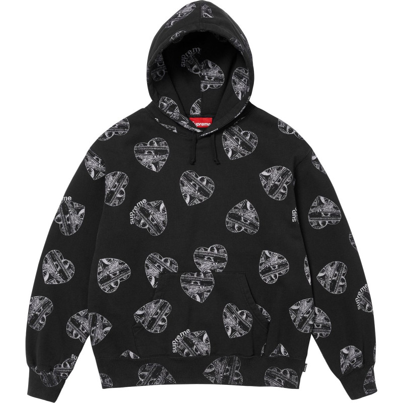 Supreme FW24 WEEK9 Love Cash Hooded Sweatshirt