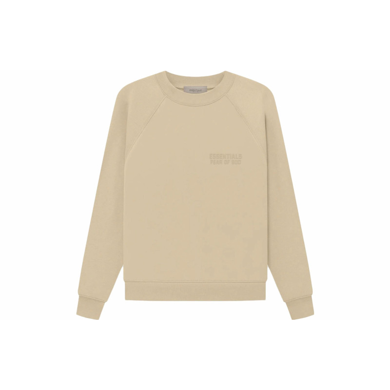 Fear of God Essentials Crewneck Sweatshirt Sand Logo