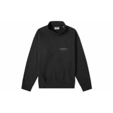 Fear of God Essentials FW20 Mock Neck Sweat Black