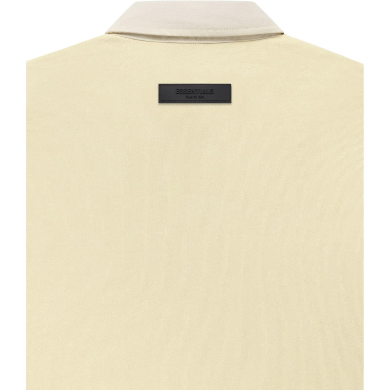 Fear of God Essentials FW22 Henley Rugby Canary Polo