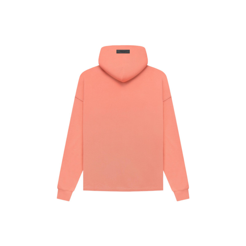Fear of God Essentials FW22 Coral Relaxed Hoodie Logo