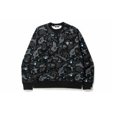 A BATHING APE BAPE Relaxed Space Camo Crewneck