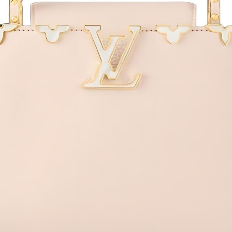 LOUIS VUITTON Capucines BB Logo Taurillon