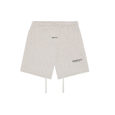 Fear of God Essentials FW20 Sweat Shorts Heather Oat Logo