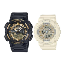 CASIO STANDARDBABY-G AEQ-110BW-9A+BA-110GA-7A2PR