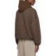 Fear of God Essentials Nylon Fleece Hoodie Heather WoodWood Heather WoodWood
