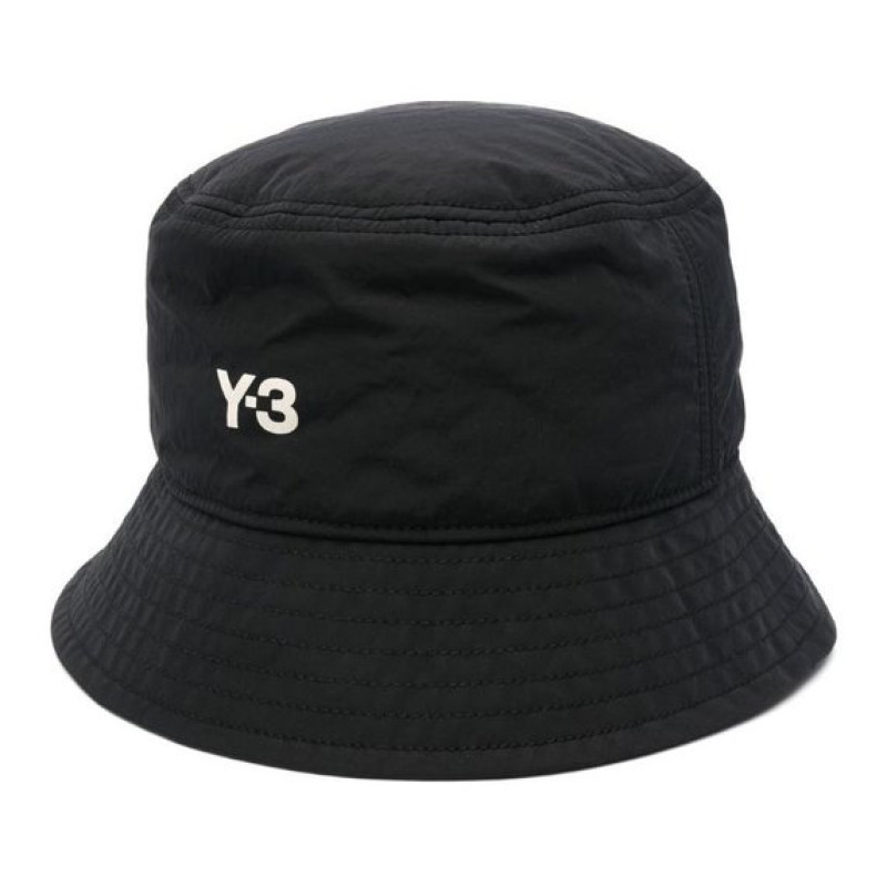 Y-3 x Adidas logo-print bucket hat