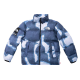Supreme x THE NORTH FACE FW21 TNF Bleached Denim Print Nuptse Jacket