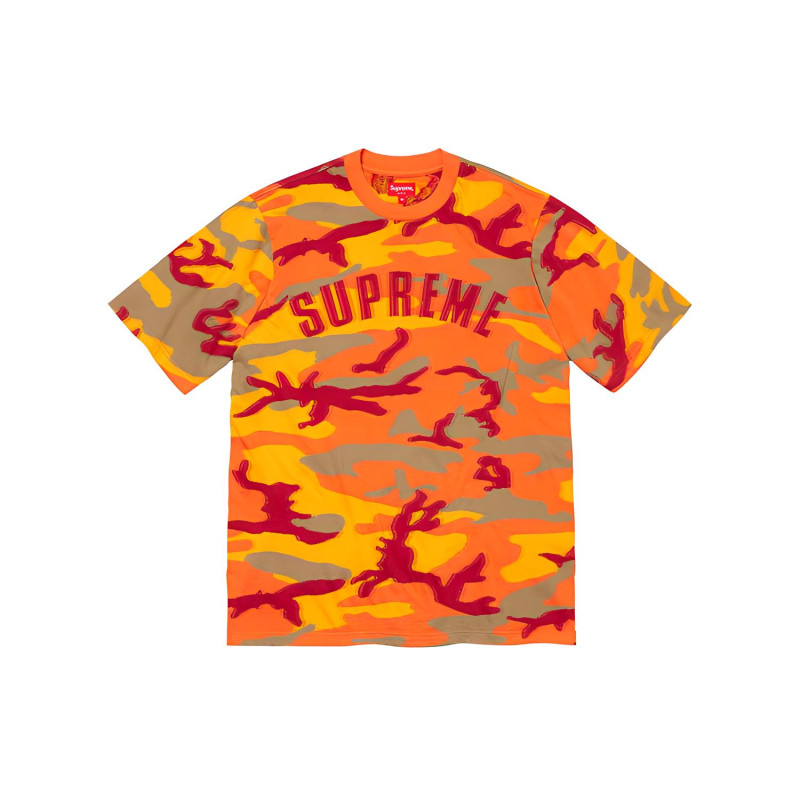 Supreme FW21 Week 8 Intarsia Camo SS Top T