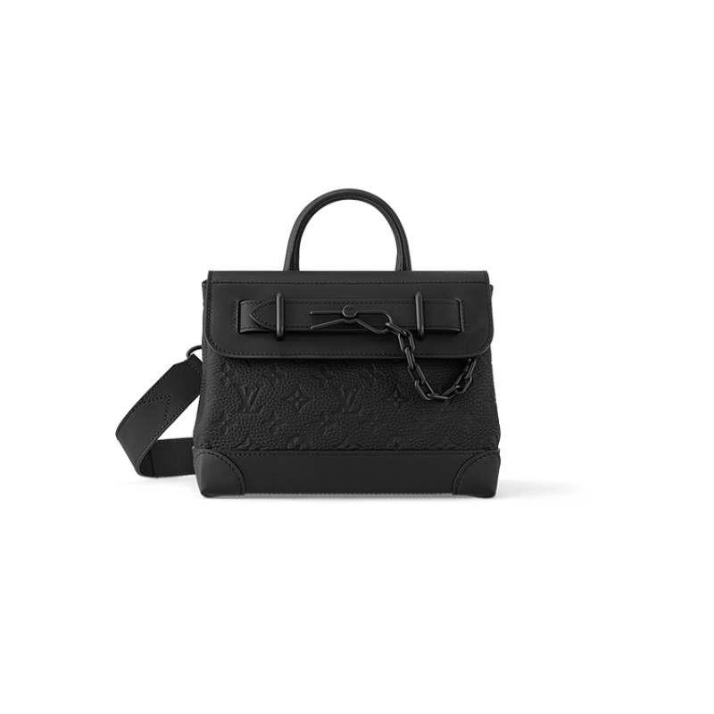 LOUIS VUITTON Steamer Logo Monogram Taurillon