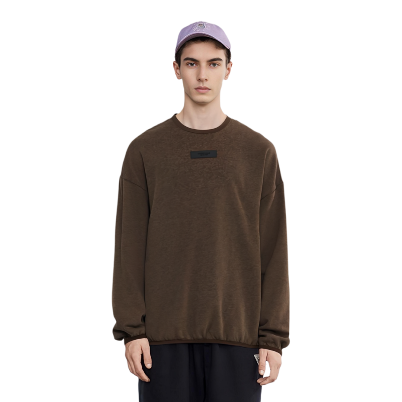 Fear of God Essentials SS24 Crewneck Heather Wood Heather Wood