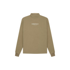 Fear of God Essentials SS22 Relaxed Mockneck Oak Logo