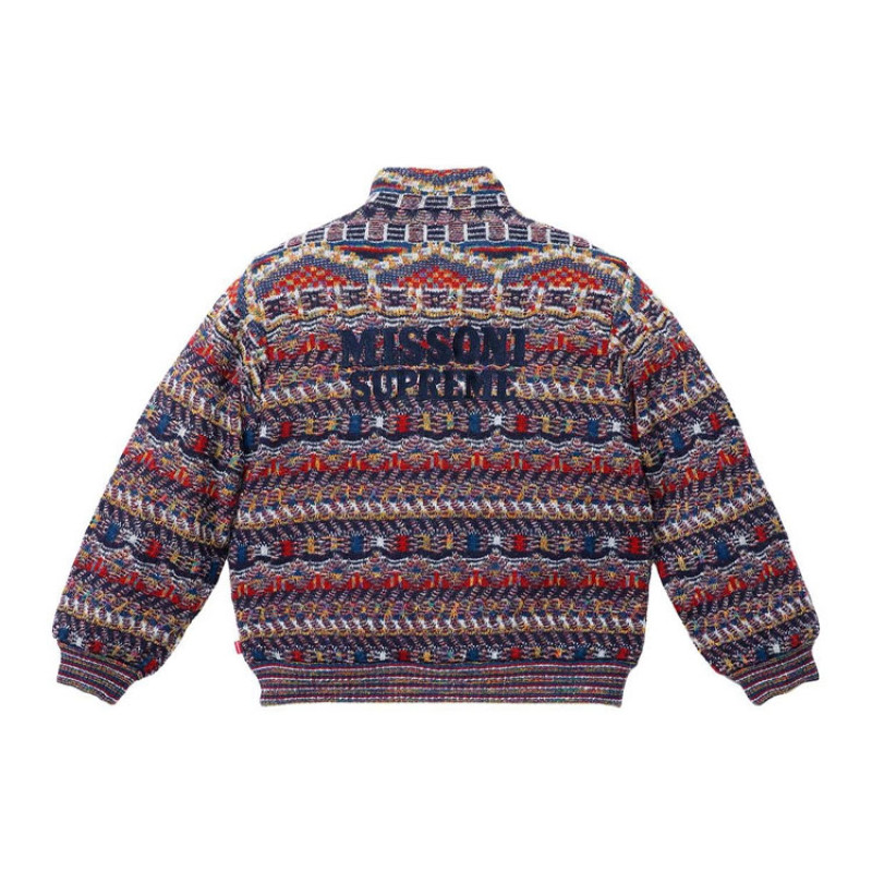 Supreme FW21 Week 13 x MISSONI Reversible Knit Jacket