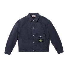 Supreme x STONE ISLAND FW23 WEEK10 DENIM TRUCKER JACKET Logo