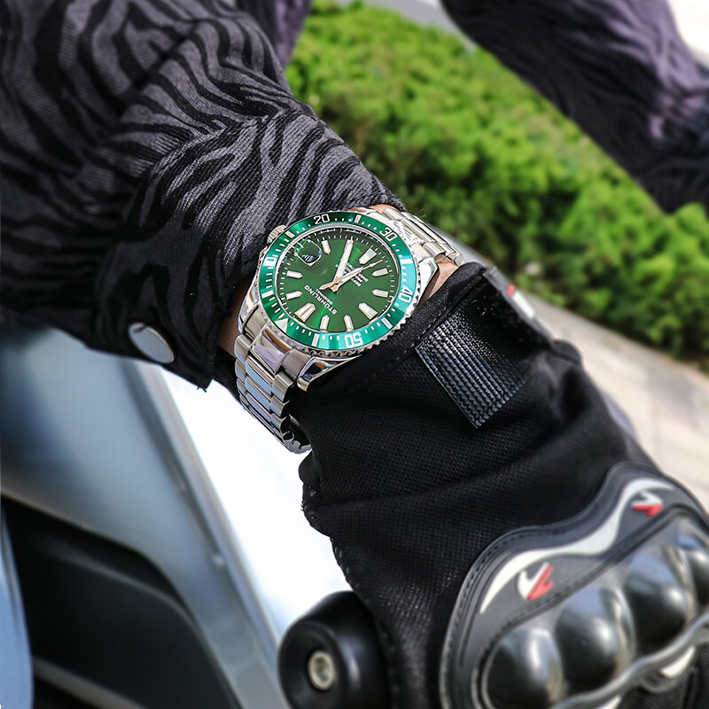 STUHRLING 42mm Green3950A.3+3950L.2