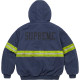 Supreme FW24 WEEK1 Reflective Stripe Hooded Work Jacket