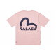 PALACE x EVISU FW21 Seagull T-Shirt Pink Nectar LogoT