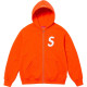 Supreme FW24 WEEK6 S Logo Zip Up Hooded Sweatshirt