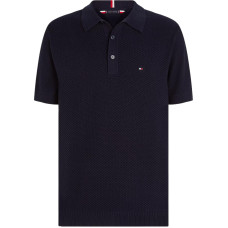 Tommy Hilfiger Oval Waffle Knit Regular Fit Polo LogoPolo