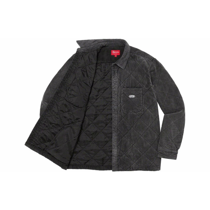 Supreme FW22 Week 11 Quilted Corduroy Shirt